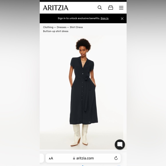 Wilfred Dresses & Skirts - Aritzia Wilfred shirt dress size Small NWT